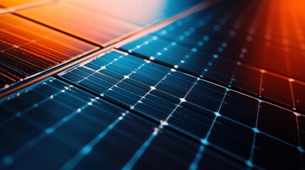 Aufkleber - A detailed close-up of a perovskite solar cell structure with layers of photovoltaic materials, Perovskite solar technology style, photo of