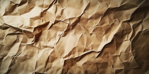 Aufkleber - Worn crumpled paper texture. Distressed paper backdrop.