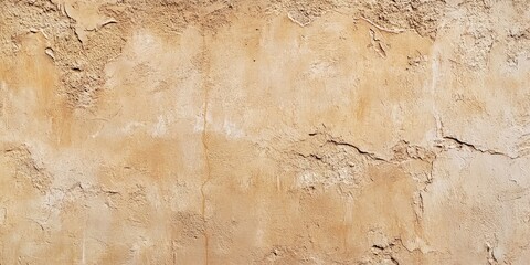 Canvas Print - Horizontal or vertical texture of an aged wall and beige stucco. Template featuring light brown stucco.