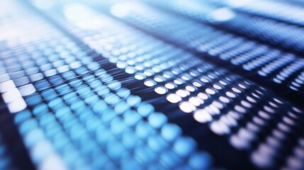 Leinwandbilder - A detailed close-up of a quantum dot LED microdisplay, showing high-resolution and energy-efficient display technology, Display technology style