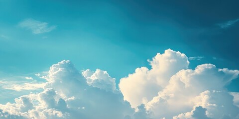 Aufkleber - Sky and clouds as the backdrop