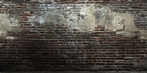 Aufkleber - Aged grunge brick wall backdrop