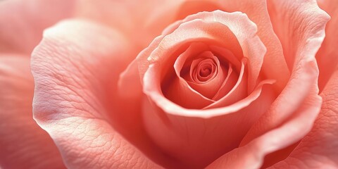 Leinwandbilder - High-key close-up of a lovely pink rose.