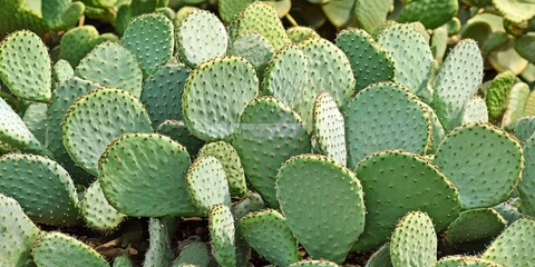 Poster - Opuntia quimilo plant leaves or pads