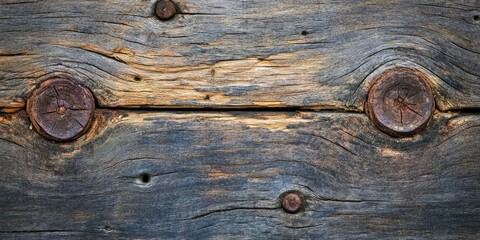 Aufkleber - Gnarly wooden plank serves as a useful background.