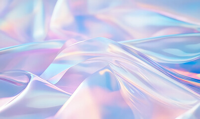 Wall Mural - abstract hologram foil texture background-generative ai