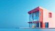 © paithoon - Futuristic house design urban city digital art modern innovative