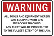 © Pog - Anti theft signs all tools and equipment herein are equipped with GPS microchip tracking