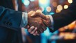 © Ahmed - Businessmen making handshake with partner, greeting, dealing, merger and acquisition, business cooperation concept, for business, finance and investment background, teamwork and successful business