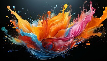 Wall Mural - juice splash