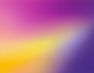 Wall Mural - a diagonal purple to yellow gradient creates a dynamic and energetic background
