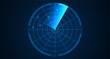© natrot - Radar screen, Abstract technology background