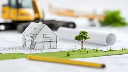 Aufkleber - Architects and engineers working together on sustainable construction plans and designs focused on green building techniques renewable energy solutions