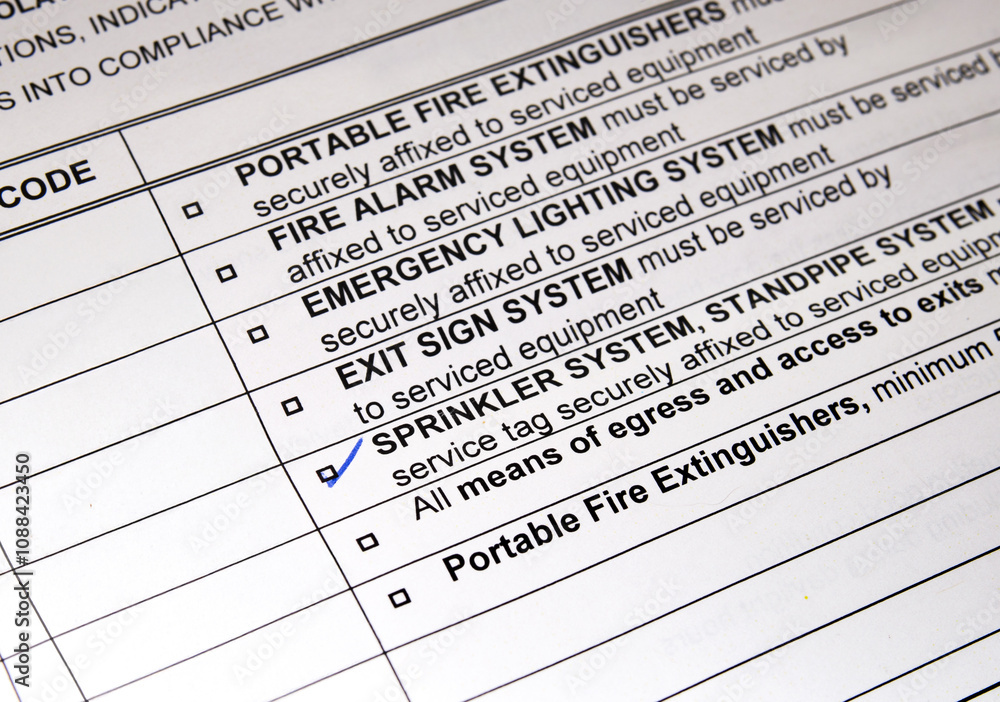 Notice of violation for sprinkler system failure issued by fire ...