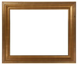 © andrew7726 - Wide wooden picture frame in PNG format on a transparent background.