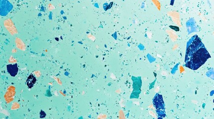 Poster - Turquoise Terrazzo.