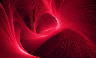 Wall Mural - crimson vortex: abstract swirling red energy, intense light and dark contrast, dynamic lines, hypnot