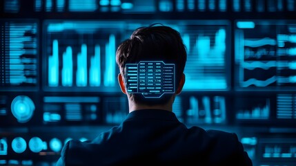 Data Analyst Futuristic Technology