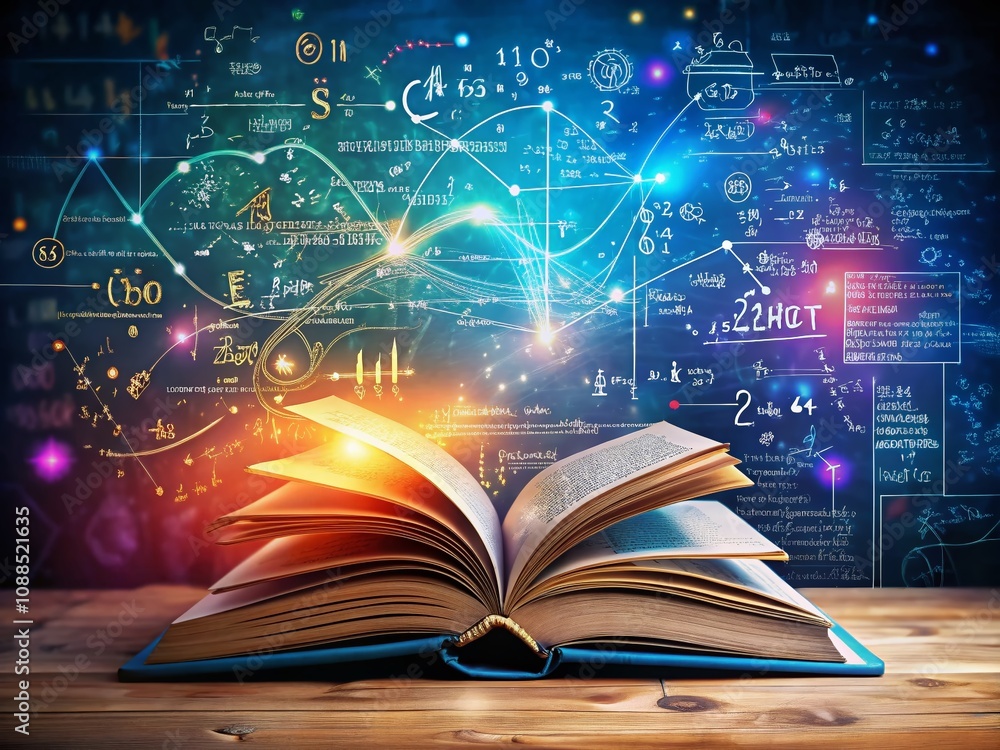 Open Textbooks Formulas Math Equations Education AI Art Stock ...