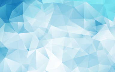 ポリゴン　幾何学模様背景　青色　polygon geometric pattern background blue