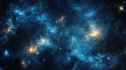 Wall Mural - A breathtaking night sky filled with twinkling stars, creating a sense of wonder and tranquility