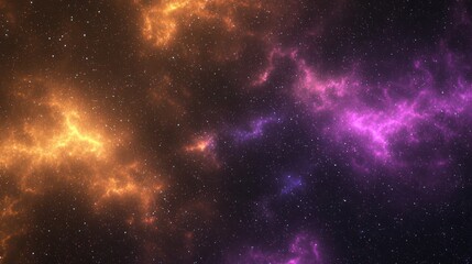 Wall Mural - A breathtaking view of a cosmic galaxy filled with vibrant colors and swirling stars, perfect for digital art