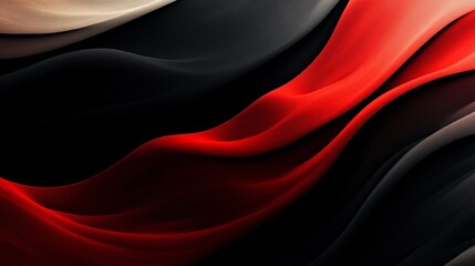 Wall Mural - dark and sombre wave patterns create intriguing visuals.