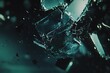 © masud - Shattered Dreams: A Darkly Beautiful Abstract of Broken Glass