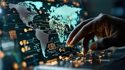 Poster - Connecting supply chain standards through a holographic blockchain network innovations in technology for enhanced business efficiency