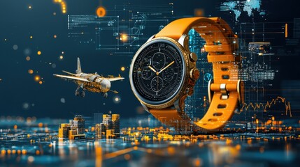 Leinwandbilder - Real-time blockchain tracking notifications for deli accc standard enhancing transparency in food supply chains using advanced technology solutions