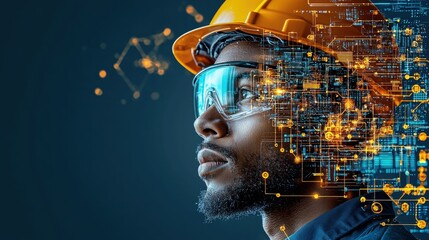 Leinwandbilder - Enhancing warehouse efficiency blockchain-integrated software standards for workers in logistics environments
