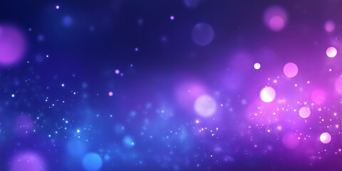 Purple and blue shining bokeh background