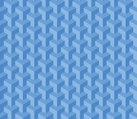Seamless abstract 3d construction block pattern
