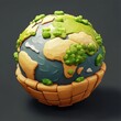 © Media Srock - Whimsical Globe: Our Vibrant and Sustainable Planet