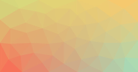 Orange Low Poly Abstract Background Vector