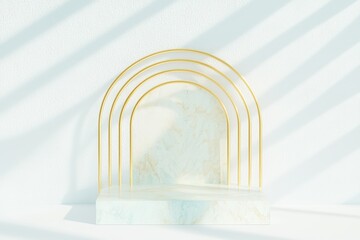 Wall Mural - Minimalist Marble Display