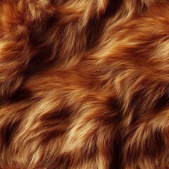 Poster - Rich, Reddish-Brown Fur Texture