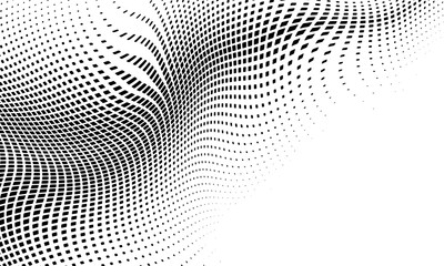 Diagonal abstract halftone bitmap dot effect texture modern dynamic background