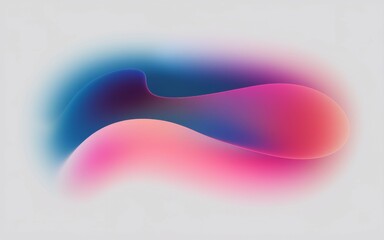 Wall Mural - abstract pink blue flow. serene blend of pink and blue hues; evokes calm, fluidity, and gentle movem