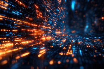 Programming code abstract technology background of software developer and Computer script