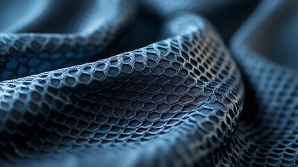 innovative 3d printed eco fabric created by a textile engineer using waste textiles showcasing a fut