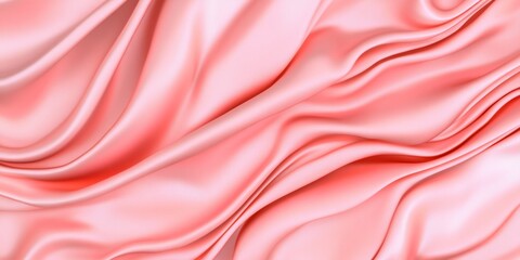 Sticker - Elegant blush pink fabric with delicate folds and smooth texture suitable for various design applications