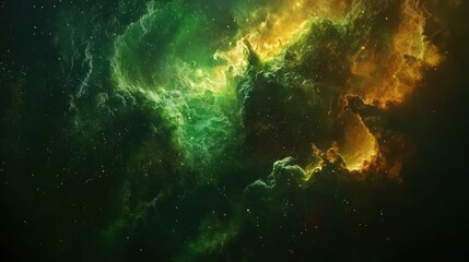 Wall Mural - space nebula and galaxy, vibrant cosmic scene