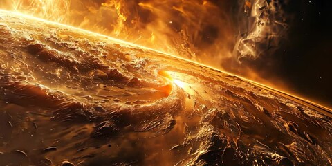 Wall Mural - galactic odyssey: exploring the depths of space, 4k video