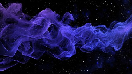 Wall Mural - big space explosion in universe. abstract background with purple and blue milky way. galaxy, neutron