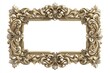 © rak - Ornate Golden Frame with Intricate Floral Detail