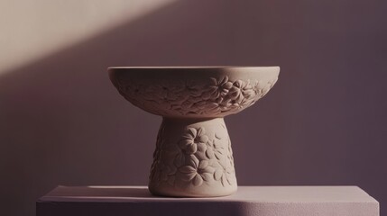 Canvas Print - Floral Ceramic Bowl.