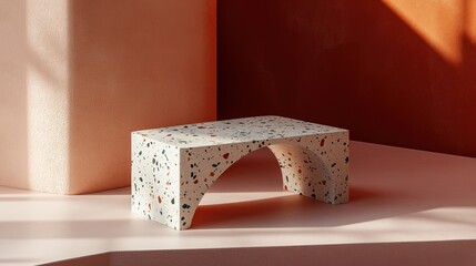 Canvas Print - Terrazzo Arch Stand.