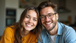 © LuisAlfonso - An image of a happy, adorable, and humorous international couple spending time together indoors at their apartment