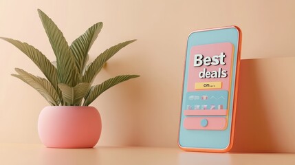 Aufkleber - A smartphone displaying 